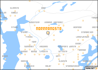 map of Norr-Rangsta