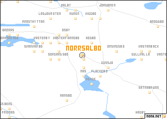 map of Norrsalbo