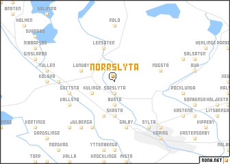 map of Norrslyta