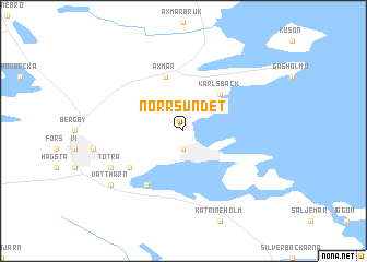 map of Norrsundet