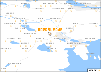 map of Norrsvedje