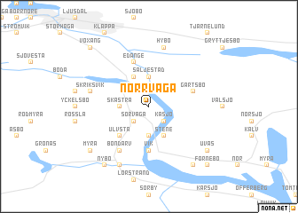 map of Norrvåga