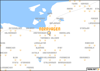 map of Norrvägen