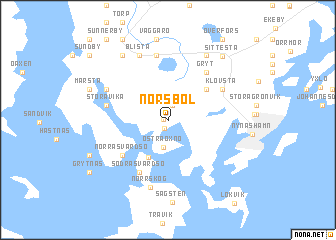 map of Norsbol