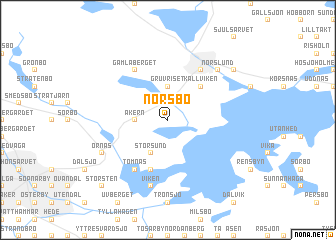 map of Norsbo