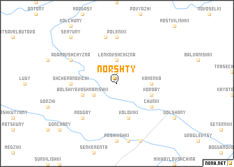 map of Norshty