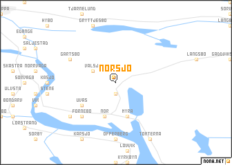 map of Norsjö