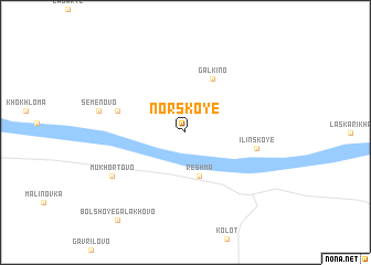 map of Norskoye