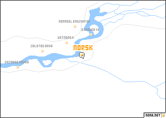 map of Norsk