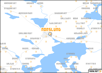 map of Norslund