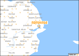 map of Norsminde