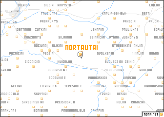 map of Nortautai