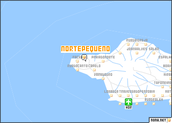 map of Norte Pequeno