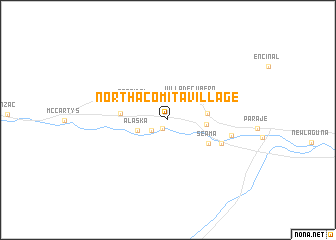 map of North Acomita Village