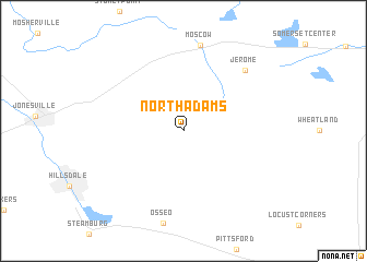 map of North Adams