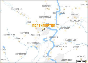 map of Northampton