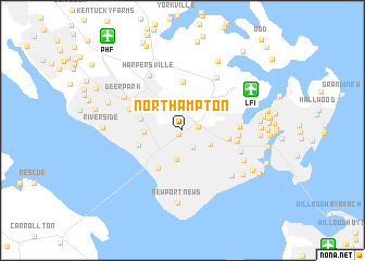 map of Northampton