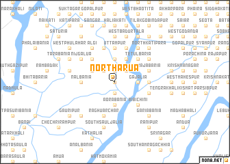 map of North Arua