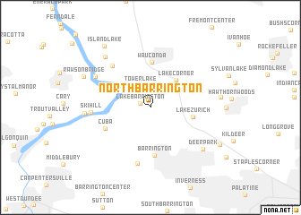 map of North Barrington