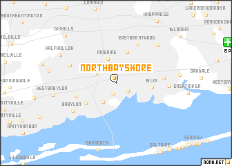 map of North Bay Shore