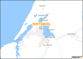 map of North Bend