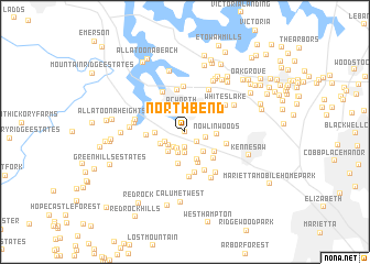 map of North Bend