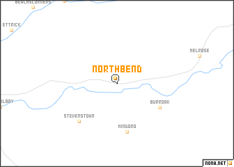 map of North Bend