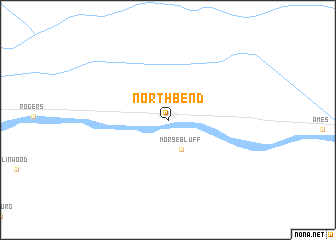 map of North Bend