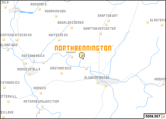 map of North Bennington