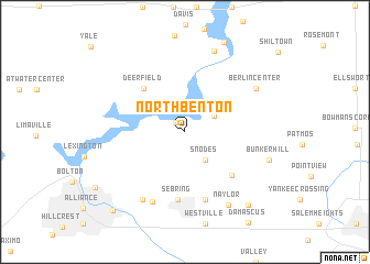 map of North Benton