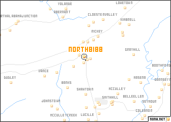 map of North Bibb