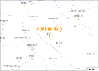 map of North Bingen