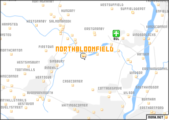 map of North Bloomfield