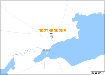 map of North Bourke