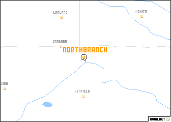 map of North Branch