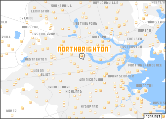 map of North Brighton