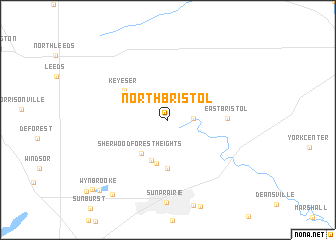 map of North Bristol