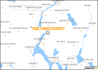 map of North Bucksport