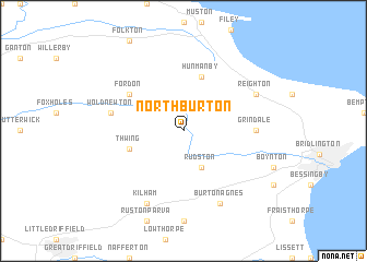 map of North Burton