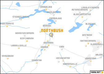 map of North Bush