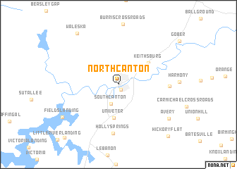 map of North Canton