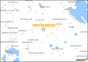 map of North Carver