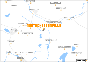 map of North Chesterville