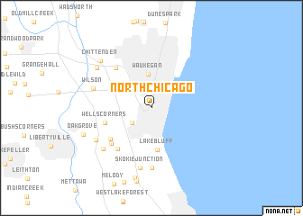 map of North Chicago