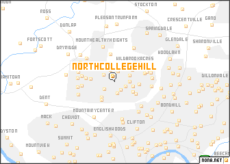 map of North College Hill