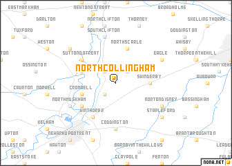 map of North Collingham