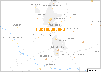 map of North Concord
