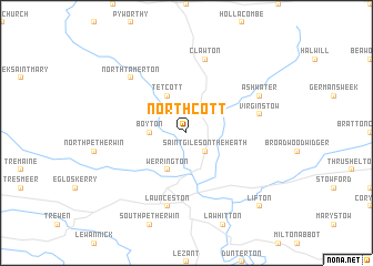 map of Northcott