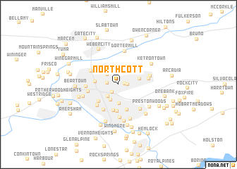 map of Northcott