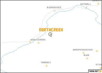 map of North Creek